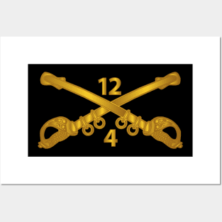 4th Squadron - 12th Cavalry Branch wo Txt Posters and Art